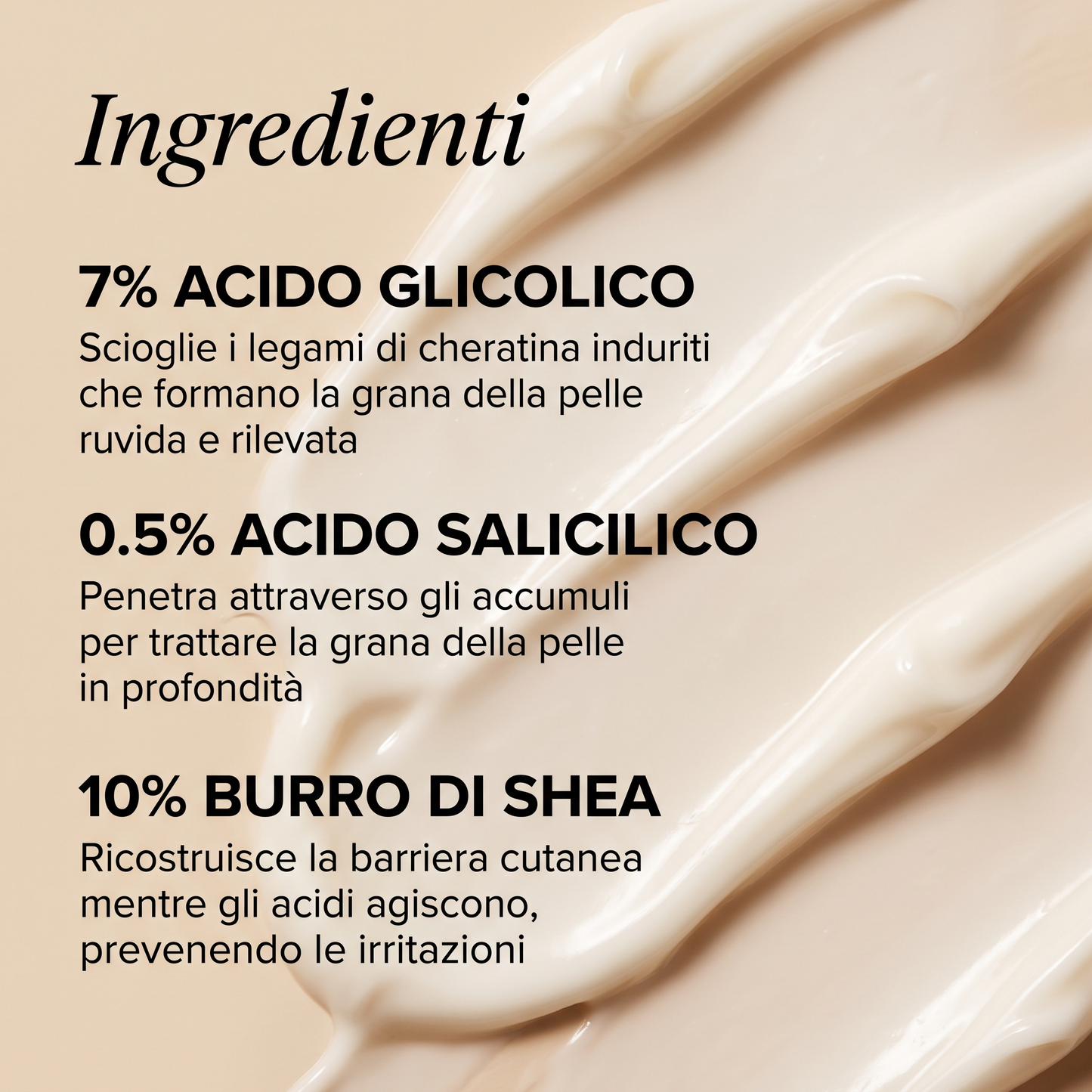 Stick corpo levigante e uniformante al glicolico